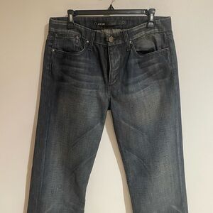 Joe's Mens Classic Fit Deep Indigo Blue Jeans Straight Jeans Relaxed Fit